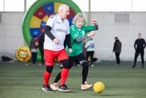 Kaune surengtas integracinio Lietuvos futbolo čempionato „Futbolas vaikščiojant“ pirmas etapas