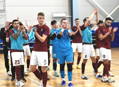 TOPsport futsal A lygoje ketvirtfinaliai neužtruko – visose serijose pergalės iškovotos 2-0