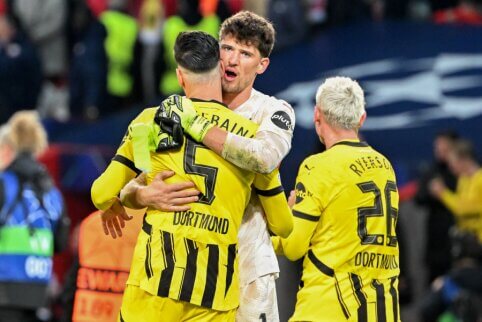 „Borussia“ po dramatiškos kovos žengė į Čempionų lygos ketvirtfinalį