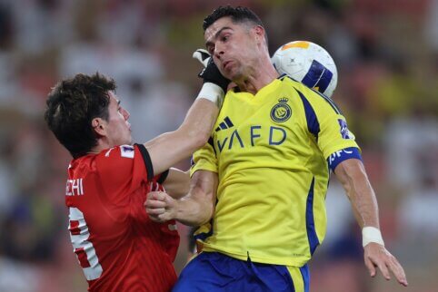 C. Ronaldo nepataikė į tuščius vartus, „Al Nassr“ krito AFC Čempionų lygos pusfinalyje