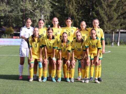 Merginų U16 rinktinė žais UEFA „Development“ turnyre Slovėnijoje