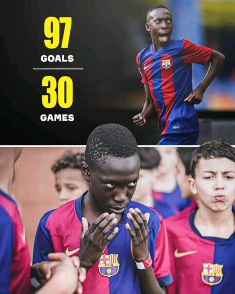 „Barcos“ U10 ekipoje spindi Destiny Kosiso Ejioforas Johnas
