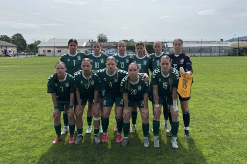 Merginų U16 rinktinė patyrė pralaimėjimą slovėnėms