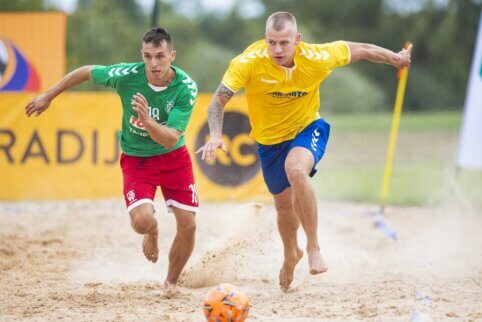 Marijampolėje startuoja 2025-ųjų STIKLITA Lietuvos paplūdimio futbolo čempionatas