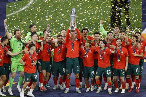 Portugalija triumfavo UEFA Tautų lygoje