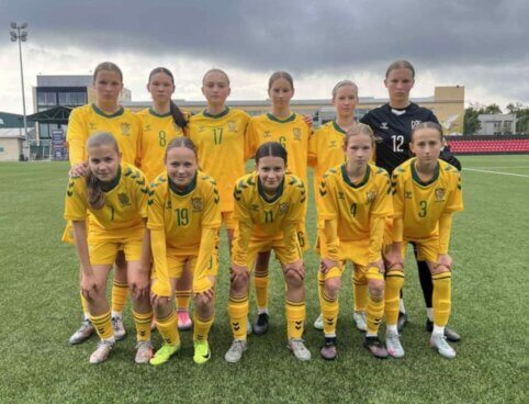 Merginų U15 rinktinė iškovojo pergalę draugiškose rungtynėse