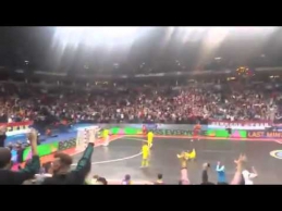 Serbų pergalė likus sekundei Futsal 2016