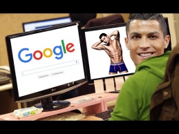 Kaip C.Ronaldo naudojosi paieškos sistema
